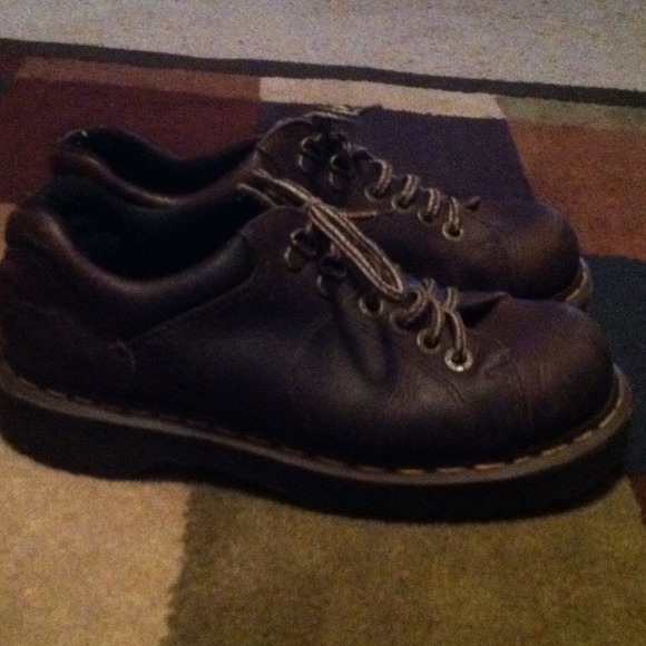 Doc Martins brown in color