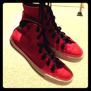 BRAND NEW Red Converse High Tops