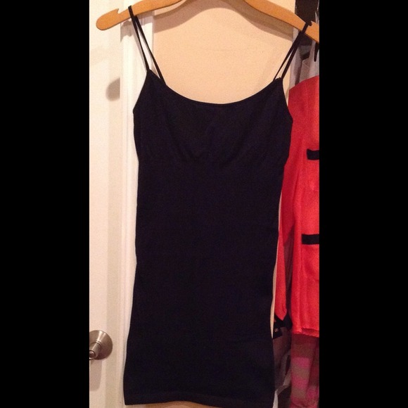 ~Black long tight cami