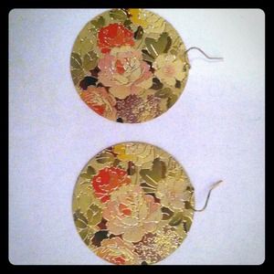 Floral earrings