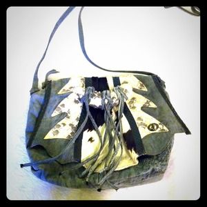 😍VINTAGE Gray Shoulder Bag