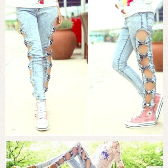 🎀 Bow jeans 🎀