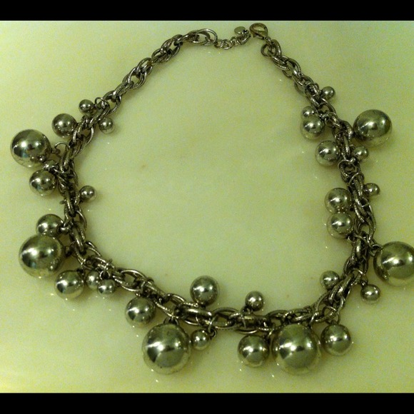 Silver Multi-Bubble Necklace