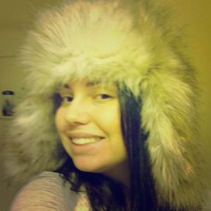 Faux Furry winter hat with leather straps!