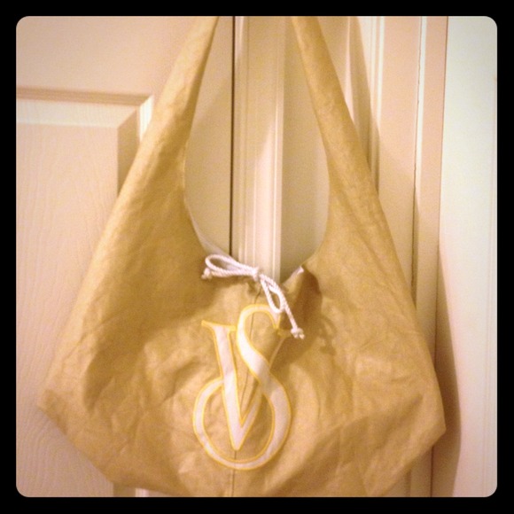 Beige over the shoulder/cross the body VS bag