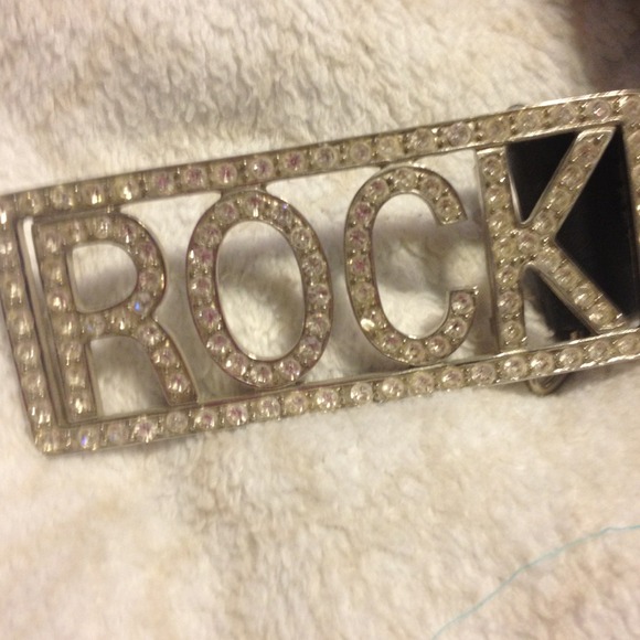 🚨SOLD🚨 DKNY "ROCK" Rhinestone Belt - Picture 2 of 3