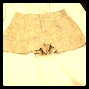 Floral High Waisted Shorts