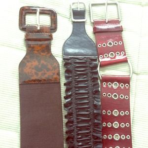 3 - wide belts