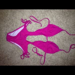 Hold!! Brand NWOT size S Monokini in hot pink