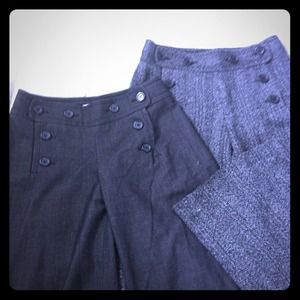2 - dress pants (wide leg)