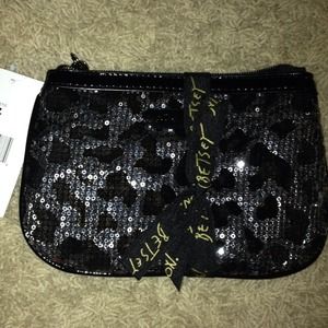 Traded!! Betsey Johnson black and silver sequence