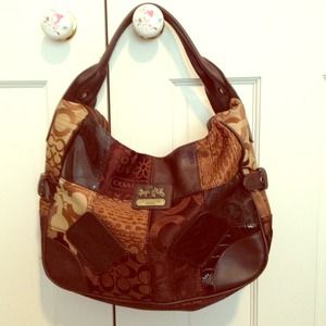 RESERVED Beautiful brown purse