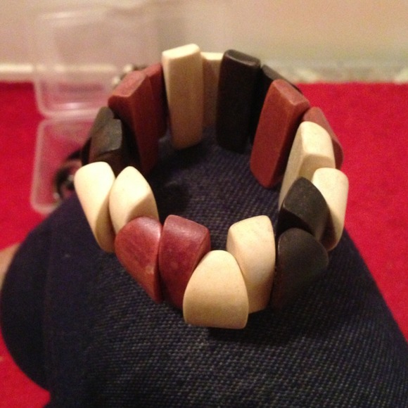Chunky wooden bracelet