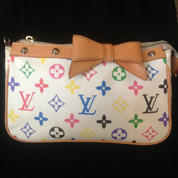 CUTE Multicolor LV Clutch Purse