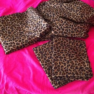 Cheetah Print Bed Sheets Set