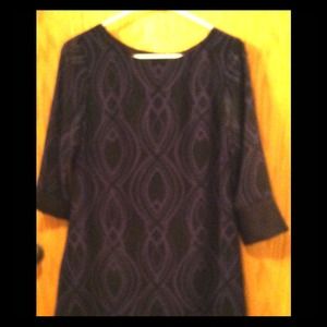 Limited Edition black and purple party dress