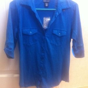 *SOLD*****Blue top from wet seal
