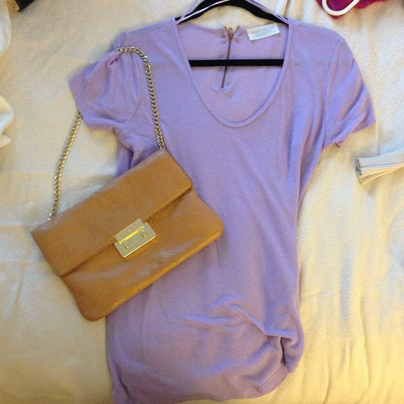 Lilac Zara t shirt