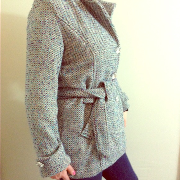 Sold in bundle Teal and purple jacket with large