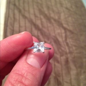 Sterling silver .925  CZ ring