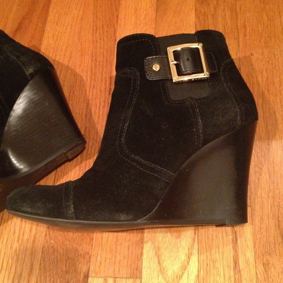 ⛔SOLD⛔Tory Burch Deanna black suede - Picture 3 of 4