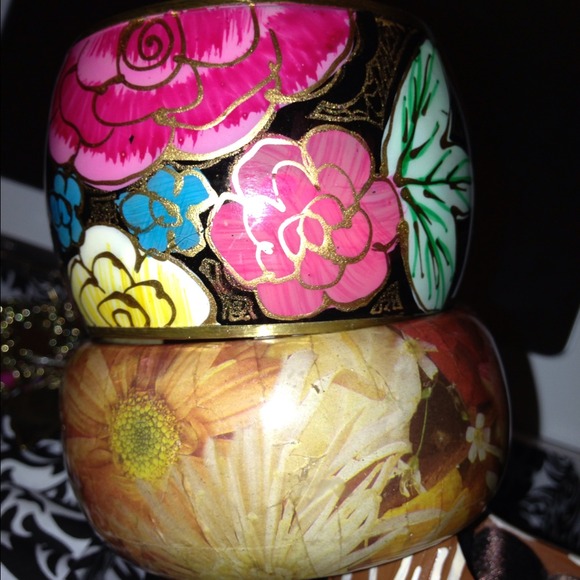 Floral bangles