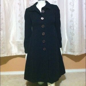Dark grey/black wool coat