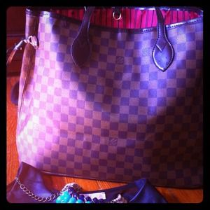 Inspired brown tote bag new!!