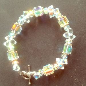 Handmade Swarovski crystal bracelet
