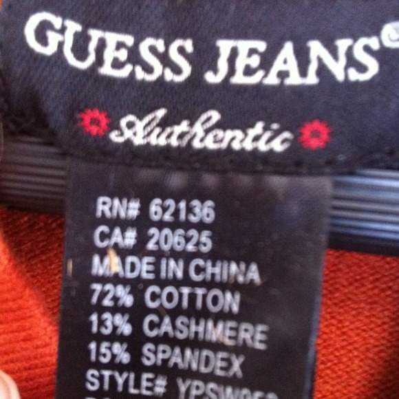 Guess Cashmere Embroidered Sweater - Picture 3 of 4