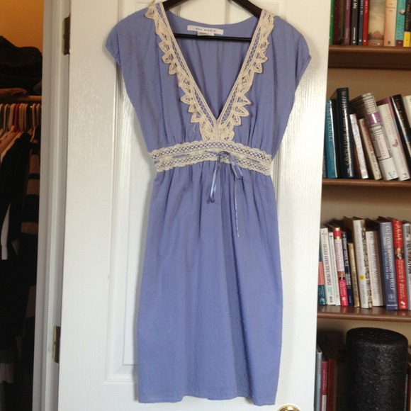 **BUNDLED**Periwinkle and lace dress.