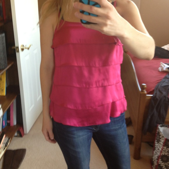 **SOLD!**Ruffle tank