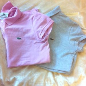 ON HOLD 2 Authentic Lacoste Polos! Sz 38!