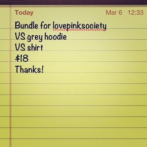 VS reserved for lovepinksociety