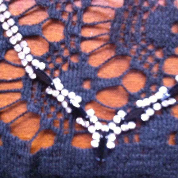Rhinestone choker