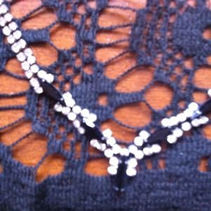 Rhinestone choker