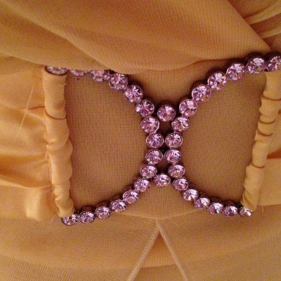 Yellow Prom Dress - Picture 4 of 4