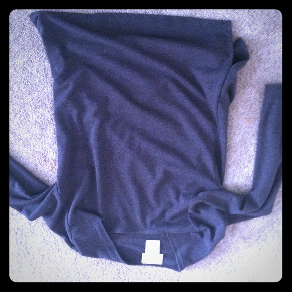 Worthington grey shirt. Square neck