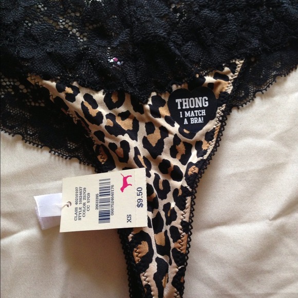 PINK Victoria's Secret Dresses Victorias Secret Leopard Thong Poshmark