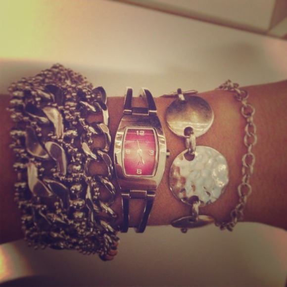 Pink fossil Watch