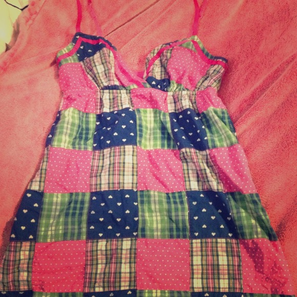 RESERVED Nightgown, Cosmetic Case, & Faux Pearls