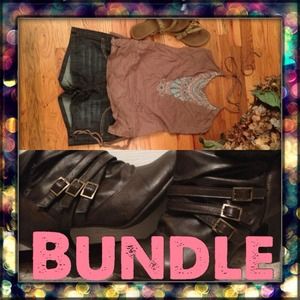 Bundle /shoes & top/