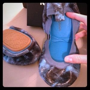 Yosi Samara Ballet Flats- Turquoise