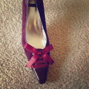 Costa Blanca, gently worn, suede/leather pump