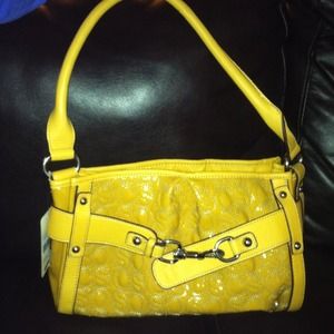 Mustard yellow purse NWT