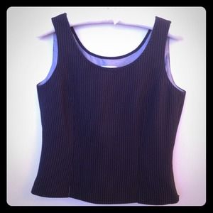 Tahari top pinstrip size 6