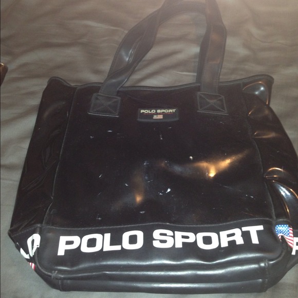 Authentic POLO SPORT Ralph Lauren vinyl tote