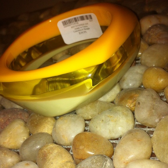 New Color blocked chunky bracelet