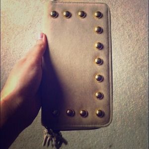 Studded clutch/wallet