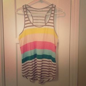 Razorback multicolored tank top